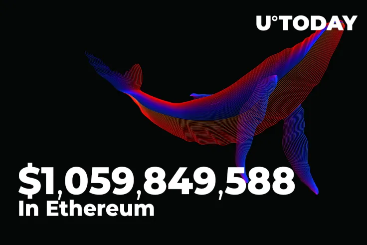 $1,059,849,588 In Ethereum Transferred between Whales as ETH Rises to $3,440