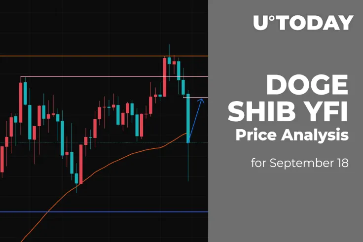 DOGE, SHIB and YFI Price Analysis for September 18