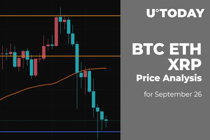 BTC, ETH and XRP Price Analysis for September 26