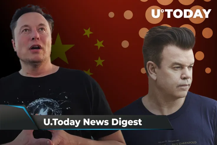 Elon Musk opines on China’s crypto ban, Paul Oakenfold's music to be released on Cardano: Crypto News Digest
