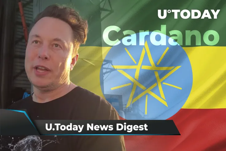 Musk Rejects SHIB, Praises DOGE, 40,000 BTC Moved Away from Binance, Cardano’s Partnership Among Most Influential Projects of 2021: Crypto News Digest by U.Today