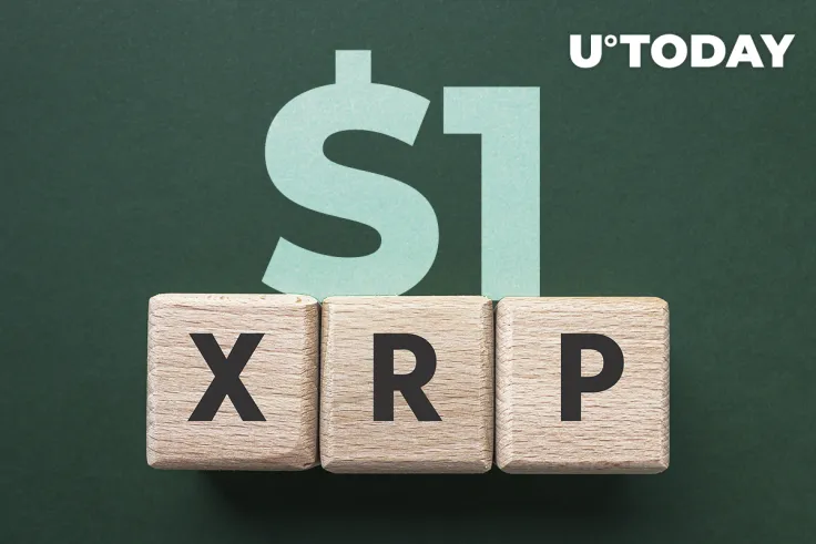 XRP Spikes Above $1, Adding 8 Percent Today