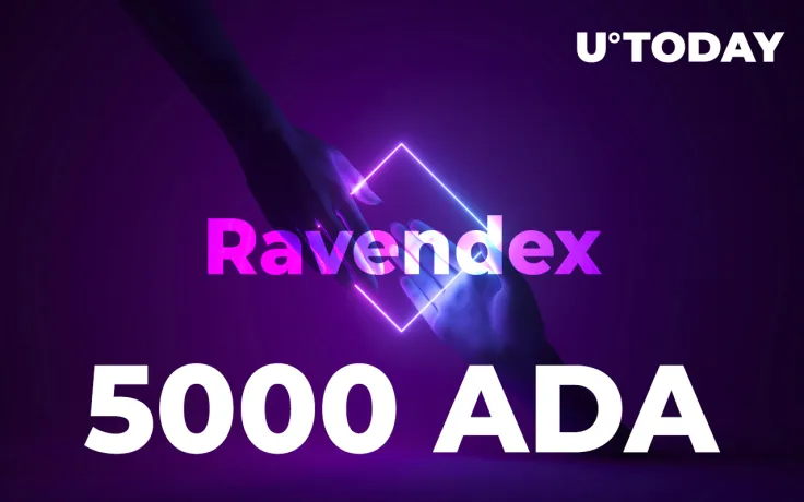 Cardano-Based DEX Ravendex Launches 5,000 ADA Giveaway: Details