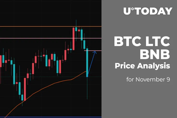 BTC, LTC and BNB Price Analysis for November 9