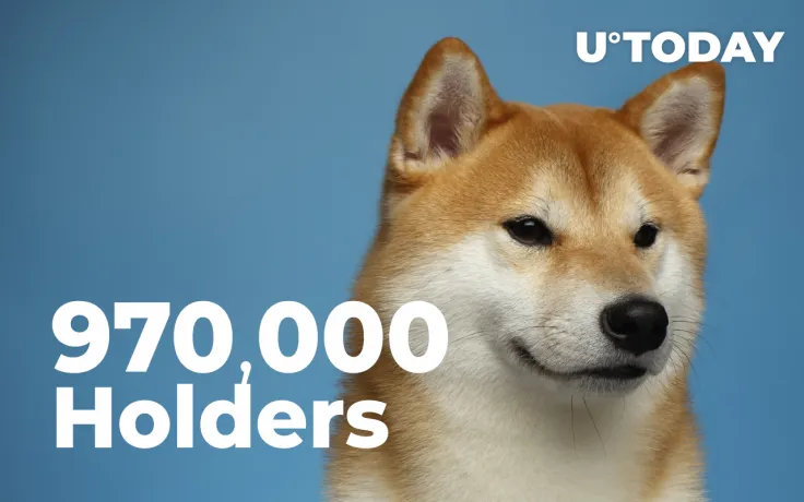 Shiba Inu Passes New Record of 970,000 Holders