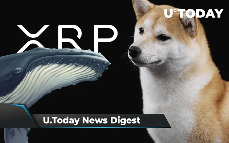 Newegg Rumored to Accept SHIB, Whale Moves $100 Million Worth of XRP, Crypto Billionaire Abandons ETH: Crypto News Digest by U.Today