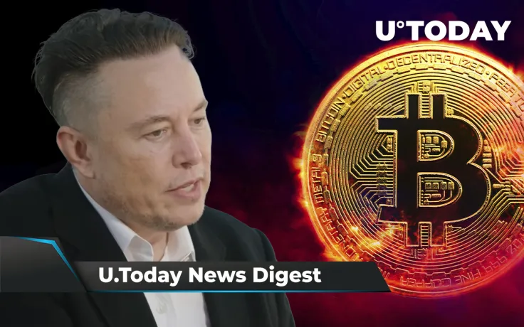 BTC Spikes to $49,000, Musk Laughs at DOGE Creator’s Crypto Tax Tweet, Whale Receives 43 Billion SHIB: Crypto News Digest by U.Today