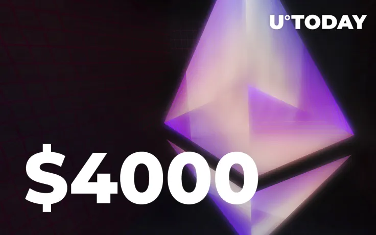 Ethereum Faces $4,000 Barrier as Large Tranches of ETH Move to Exchanges