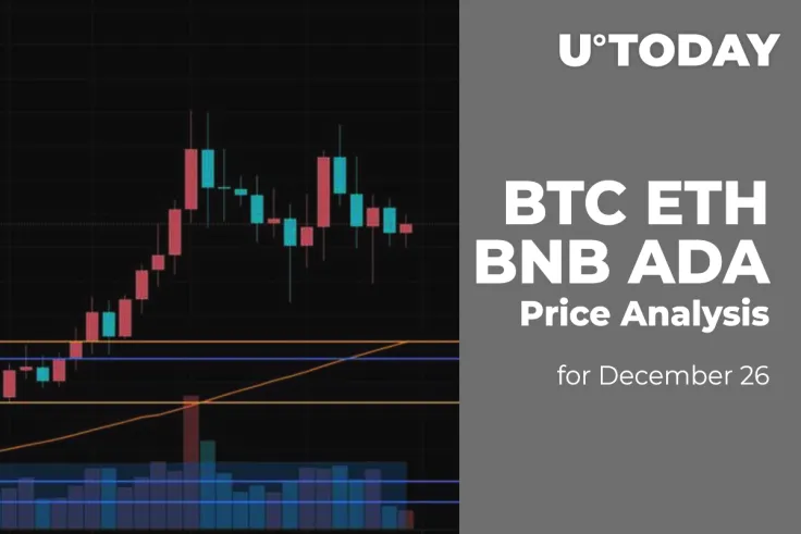 BTC, ETH, BNB and ADA Price Analysis for December 26