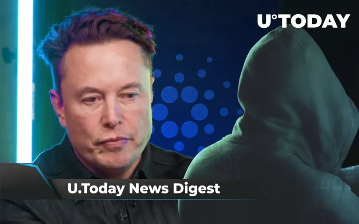 Former SpaceX Intern Insists Musk Created BTC, Snowflake Floki Ends Up Being Honeypot Scam, ADA Might Be Set for Rally: Crypto News Digest by U.Today