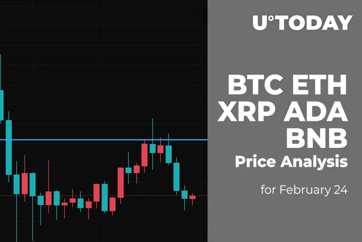 BTC, ETH, XRP, ADA and BNB Price Analysis for February 24