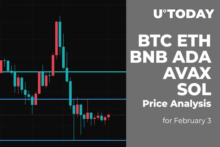 BTC, ETH, BNB, ADA, AVAX and SOL Price Analysis for February 3