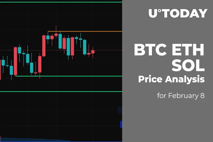 BTC, ETH and SOL Price Analysis for February 8