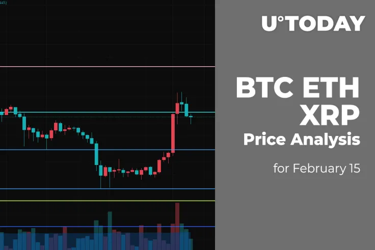 BTC, ETH and XRP Price Analysis for February 15