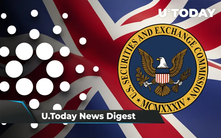 SHIB Now Option for Transacting in UK, Cardano On-Chain Activity Spikes, SEC Boss Explains Spot Bitcoin ETF Refusal: Crypto News Digest by U.Today