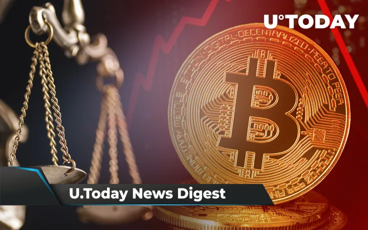 BTC May Not Recover Until 2025, Ripple and SEC Face “Biggest Decision” in Case, Ancient ETH Whale Awakens: Crypto News Digest by U.Today