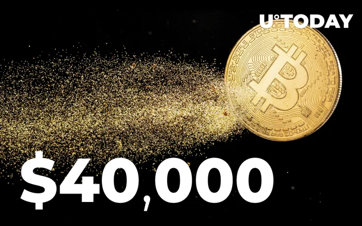 Bitcoin Back Above $40,000, Printing 2 Long Green Candles