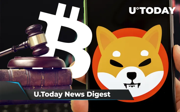 SHIB Enters the Fashion World, 200,000 BTC Moved by Whales, Jeremy Hogan Expects No Delays in XRP Case Discovery: Crypto News Digest by U.Today
