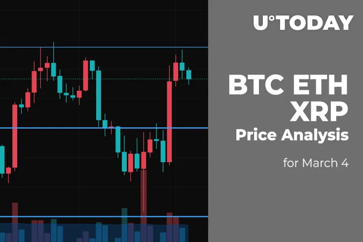 BTC, ETH and XRP Price Analysis for March 4
