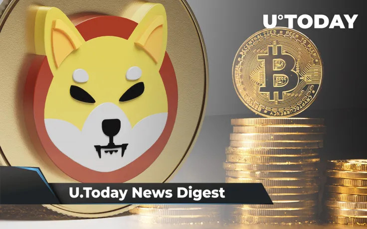 YFI, FTM Tank as Andre Conje Quits, Whale Grabs 42 Billion SHIB, Apple Co-Founder Calls BTC “Pure Gold”: Crypto News Digest by U.Today