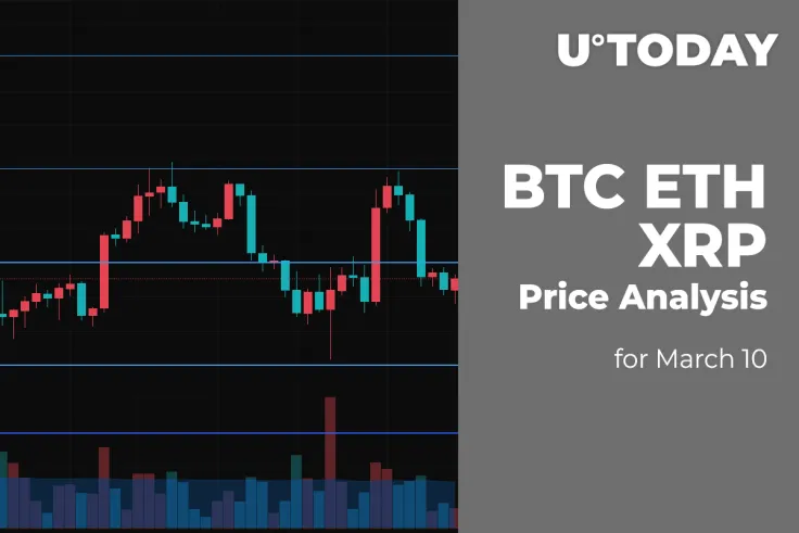 BTC, ETH and XRP Price Analysis for March 10