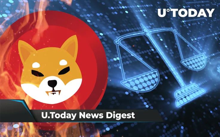 Judge Denies Ripple Exec’s Motions to Dismiss SEC Lawsuit, 655 Million SHIB to Be Burned on March 15: Crypto News Digest by U.Today