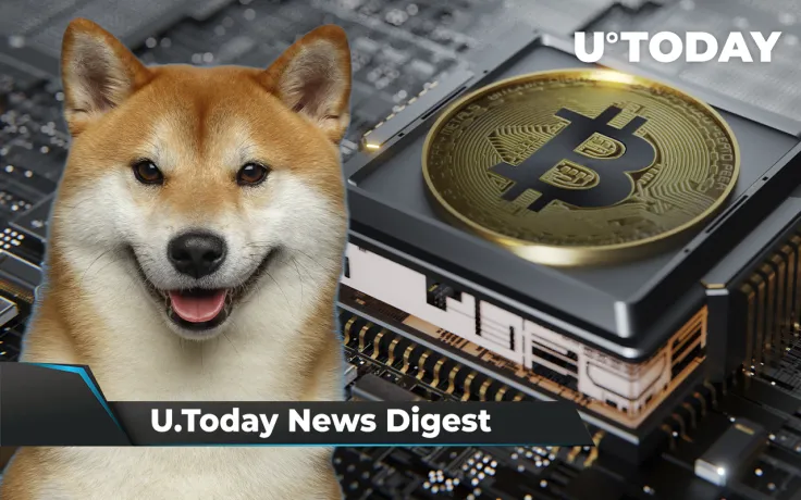 ExxonMobil to Expand Gas-to-Bitcoin Pilot, SHIB Profitability Spikes to 41%, DOGE Added to Bitcoin of America ATMs: Crypto News Digest by U.Today