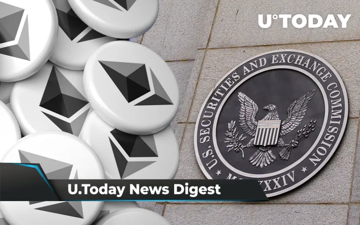 SEC Ordered to Submit Redactions, Bloomberg Says ETH Value is $6,000, Binance Supports Terra’s UST Staking: Crypto News Digest by U.Today