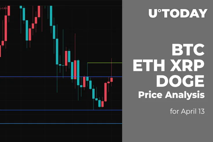 BTC, ETH, XRP and DOGE Price Analysis for April 13