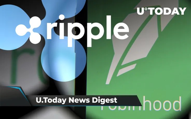 Ripple Scores “Very Big Win,” SHIB Listed by Robinhood, Cardano's Annual Interest Rate Spikes to 54%: Crypto News Digest by U.Today
