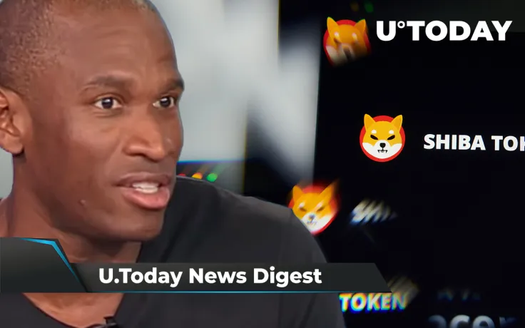 Welly to Burn SHIB, Arthur Hayes Says BTC Will Hit $1 Million by 2030, UAE’s Real Estate Giant Accepts Crypto: Crypto News Digest by U.Today