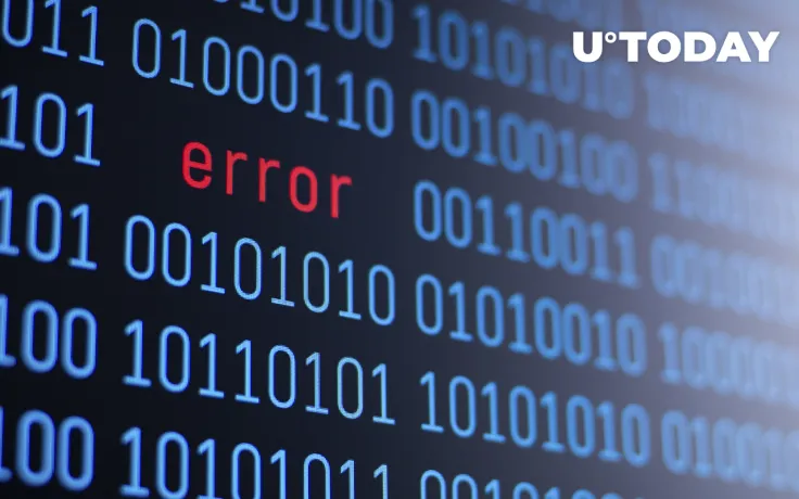 Transfer Error Worth $36 Million in Crypto Sent to Ether Blockchain