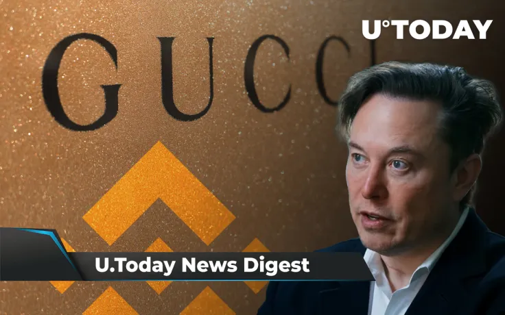 Gucci Accepts SHIB and DOGE, $27,200 Is Next Support for BTC, Elon Musk Got $500 Million from Binance to Buy Twitter: Crypto News Digest by U.Today