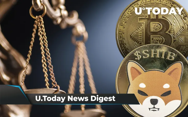 BTC Drops to $30,000, SHIB Gains 7,000 More Holders, New Updates on XRP Case Shared by James K. Filan: Crypto News Digest by U.Today