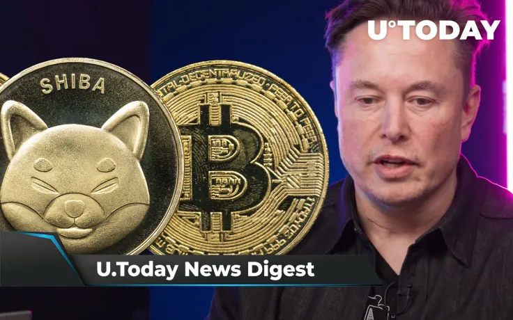 Elon Musk’s Twitter Deal in Danger, Jack Dorsey Says Why BTC Will Surge Again, SHIB Army Burns 1 Billion Tokens: Crypto News Digest by U.Today