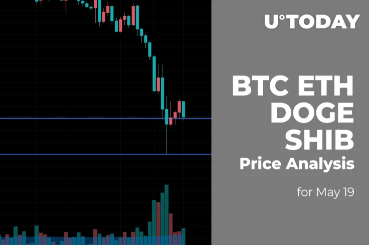 BTC, ETH, DOGE and SHIB Price Analysis for May 19