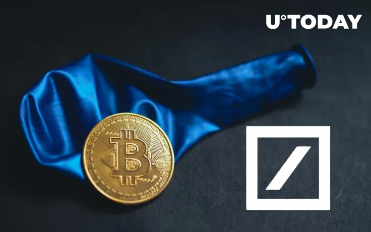 Bitcoin Is Biggest Market Bubble, Deutsche Bank Survey Shows