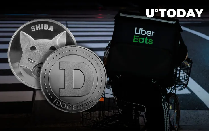 Shiba Inu, Dogecoin Accepted for Payment by Food Delivery Company Uber Eats
