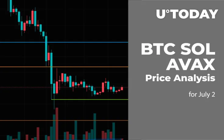 BTC, SOL and AVAX Price Analysis for July 2