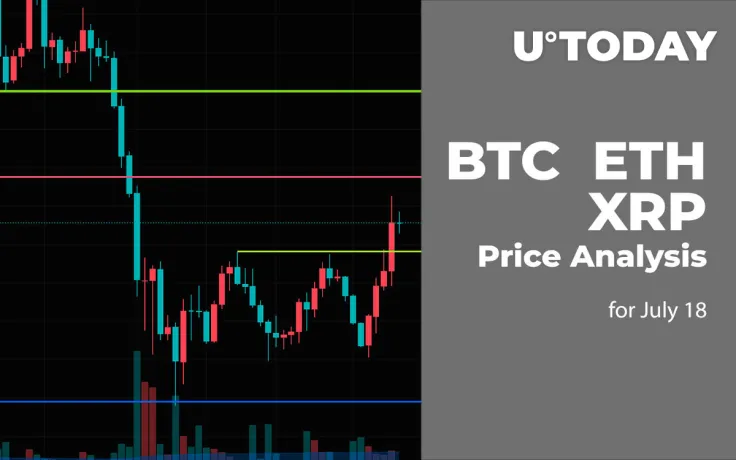 BTC, ETH and XRP Price Analysis for July 18