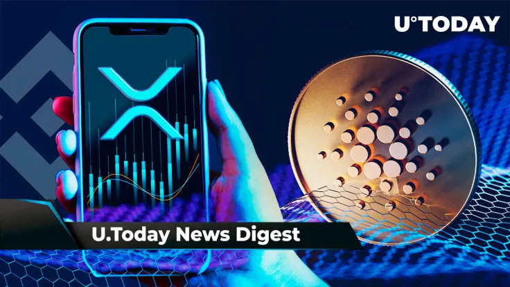 XRP Beats Binance USD by Market Cap, India’s Central Bank Plans to Ban Crypto, ADA Predicted to End 2022 at $0.63: Crypto News Digest by U.Today