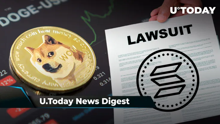 Robinhood Introduces New Feature for SHIB, Solana Hit with Class-Action Lawsuit, DOGE Back Above Crucial Price Level: Crypto News Digest by U.Today