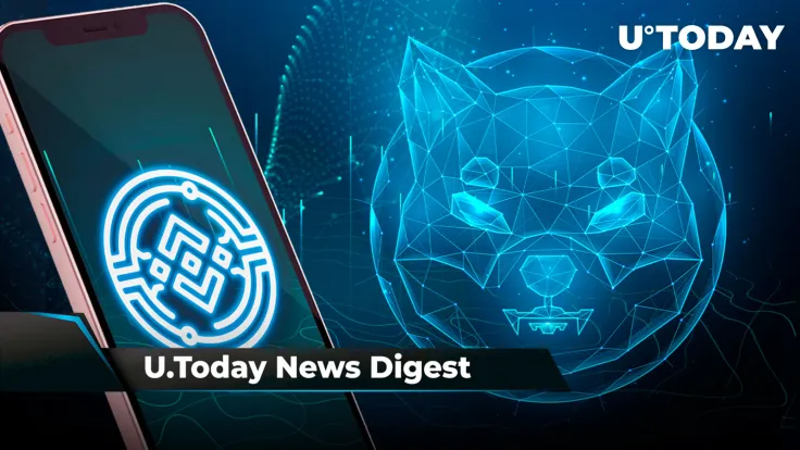 Binance CEO Keeps Holding His Crypto, SHIB Lead Dev Shares Crucial Insights, Peter Brandt Highlights Important BTC Pattern: Crypto News Digest by U.Today