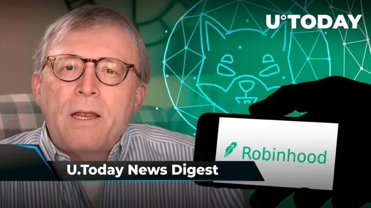Peter Brandt Calls XRP “Garbage,” 3.2 Billion DOGE Moved by Robinhood, Floki Inu Gets Its First Euro Listing: Crypto News Digest by U.Today