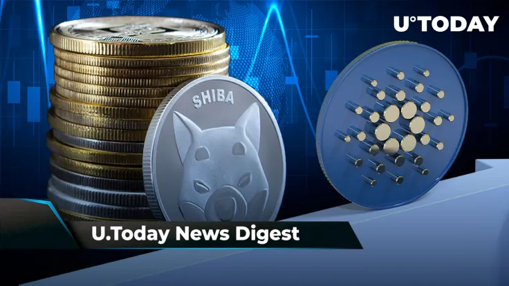 SHIB Sets New Community Record, Cardano Reaches Important Milestone, Celsius Faces Bankruptcy: Crypto News Digest by U.Today