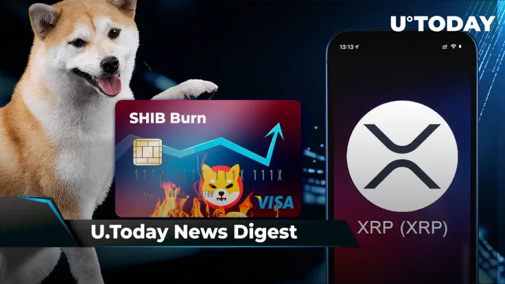 SHIB Can Be Used to Pay Wages, Ripple Inks Major Partnership, Shibburn Announces SHIB Burn Visa Card: Crypto News Digest by U.Today