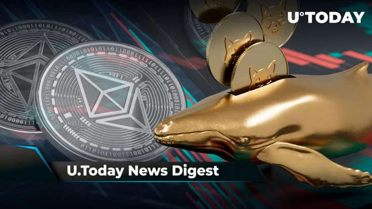 ETH Surged Past $1,700, Ripple General Counsel Says SEC “Bullying” Crypto, SHIB Worth $3 Million Bought by This ETH Whale: Crypto News Digest by U.Today