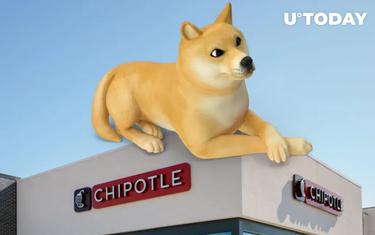 Dogecoin "Takes Over" Fast-Food Giant Chipotle 