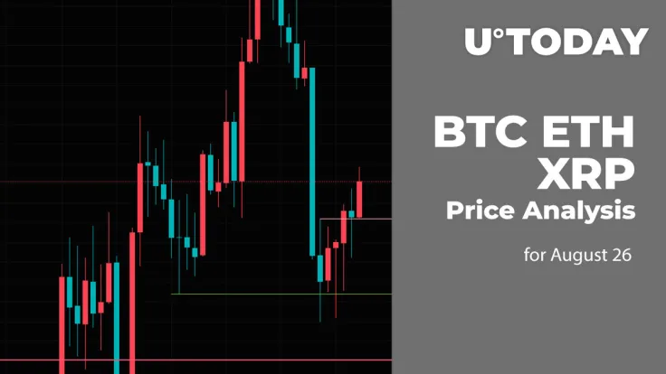 BTC, ETH and XRP Price Analysis for August 26