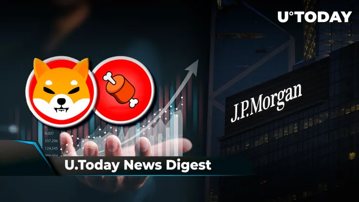 Shiba Inu’s BONE Surges 130%, JPMorgan Says You Should Sell Your Crypto, SHIB Metaverse Crucial Upgrade Revealed: Crypto News Digest by U.Today